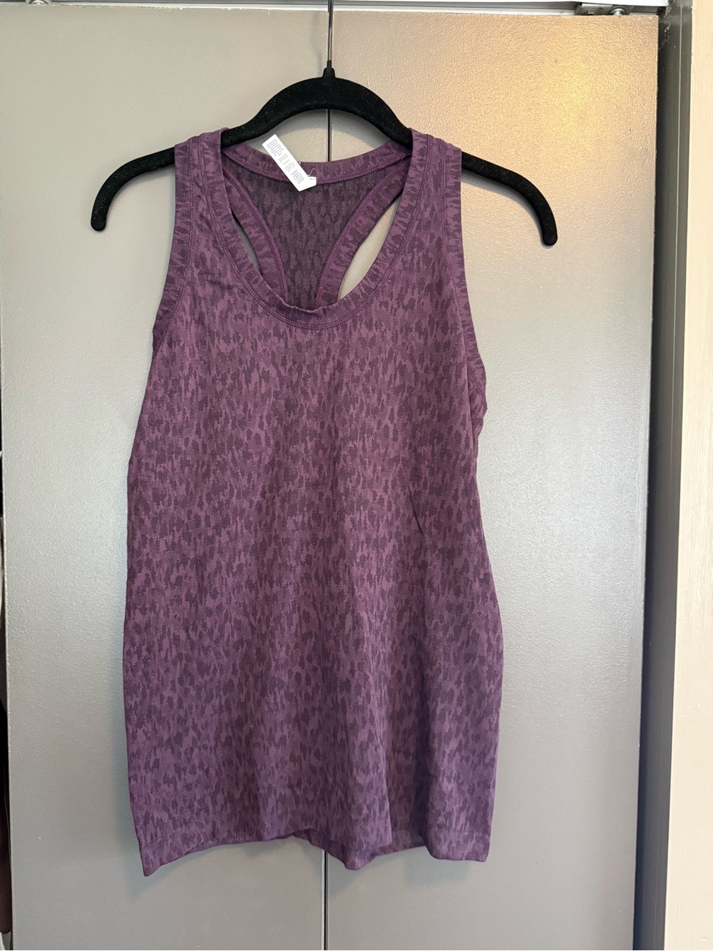 Athleta Plum Printed Racerback Tank